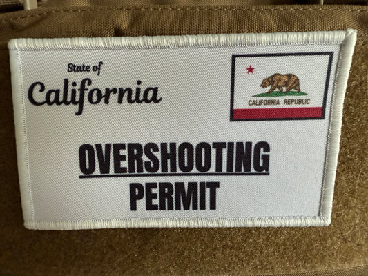 California overshooting permit patch